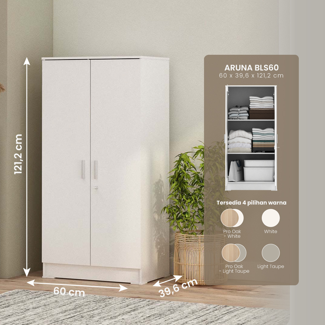 Lemari Pakaian 2 Pintu